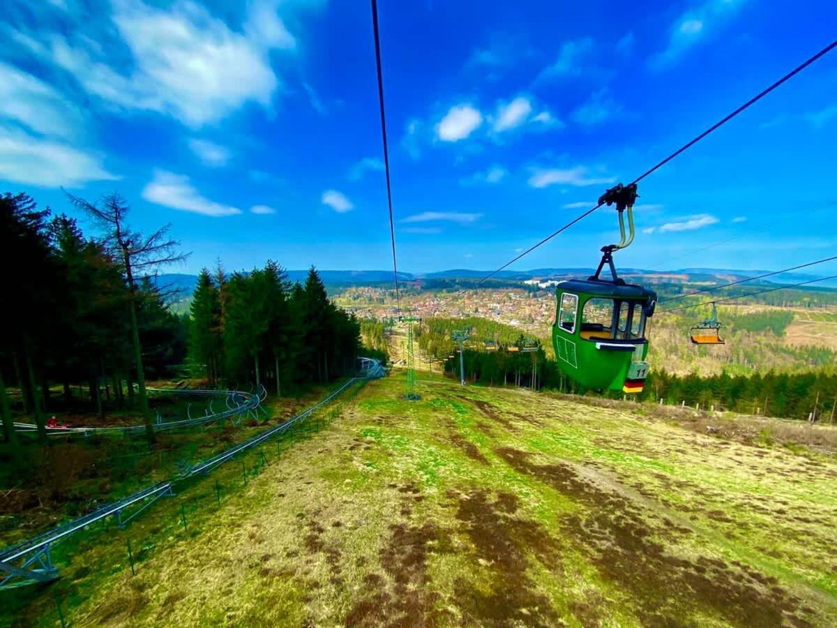 Relaxapartments Abendsonne Im Herzen Des Harzes - Ein El Dorado Fuer Wanderer, Biker Und Ruhesuchende - Mit Sonnigem Balkon Und Platz Fuer Bis Zu 3 Personen 고슬라르 외부 사진